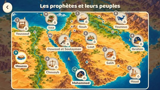 La carte des prophètes — capture du jeu