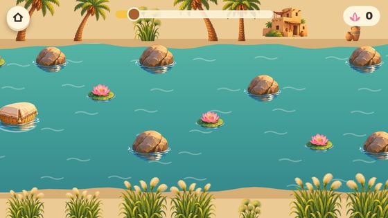 Le coffre sur le fleuve — capture du jeu