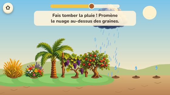 La pluie — capture du jeu
