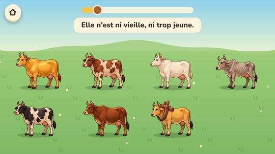 La vache — capture du jeu